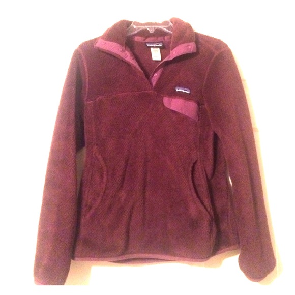Eggplant colored Patagonia pullover