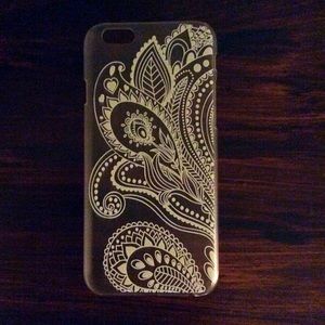 Paisley Mandala Clear iPhone 6 Case
