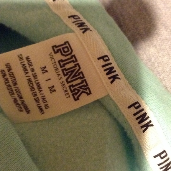 Victoria Secret Teal color crew neck size Medium - Picture 3 of 3