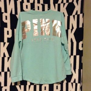 Victoria Secret Teal color crew neck size Medium