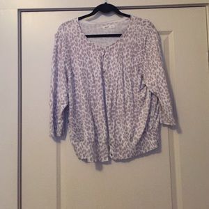 Leopard print cardigan