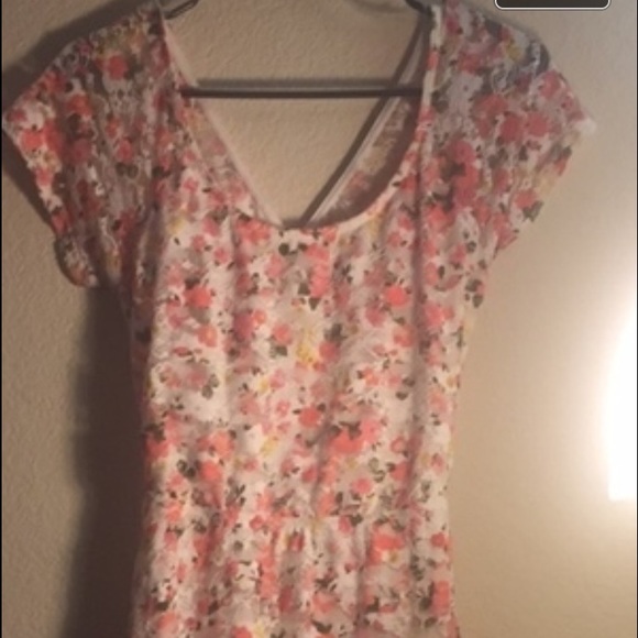 Floral Lace Skater Dress