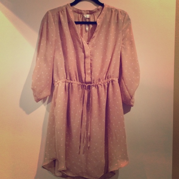 Lauren Conrad Rose & White Dress