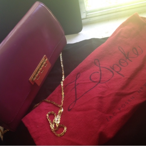 🚫SOLD🚫Zac Posen Z Spoke Fuscia Handbag