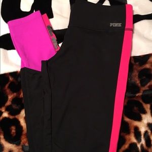 Victoria's Secret PINK ultimate yoga leggings.