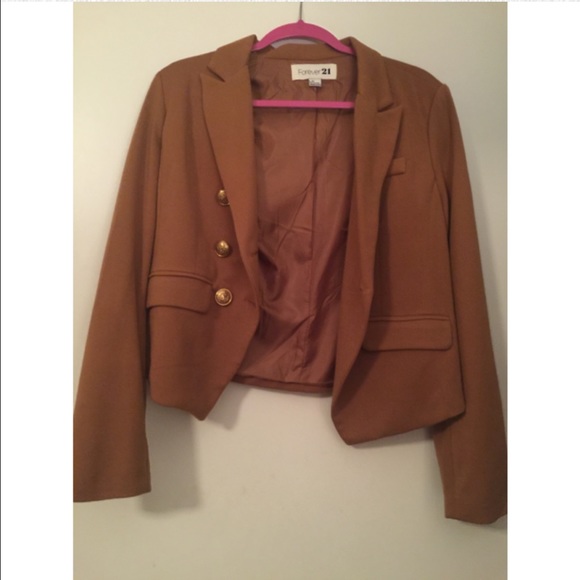 Forever 21 tan blazer