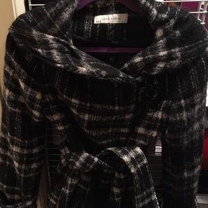 Black and White Zara Coat!
