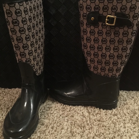 Gently used Michael Kors rain boots