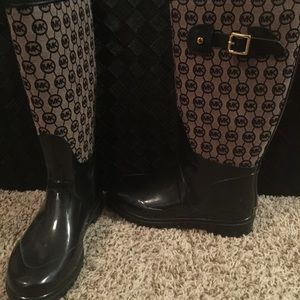 Gently used Michael Kors rain boots