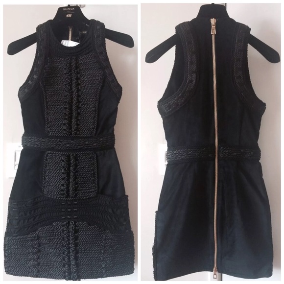 ❌SOLD❌🎉2x Host pick🎉 Balmain X H&M Black Dress🎉 - Picture 2 of 4