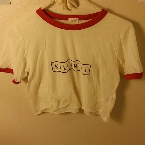 Thin 'Killin'it' crop top