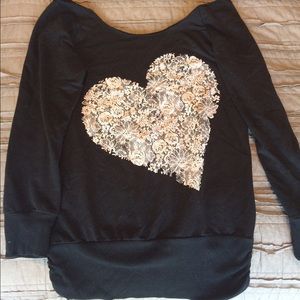 Off the shoulder sweater