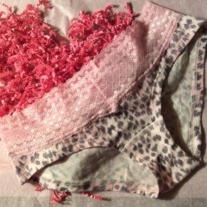 XSMALL NWT VS Cotton Lingerie lacewaist hiphugger