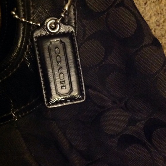 Black signature Coach bag - Picture 2 of 3