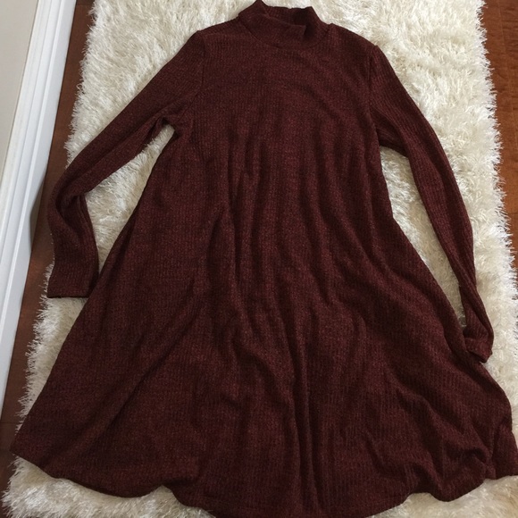 Chic A line Rust dress - Picture 4 of 5