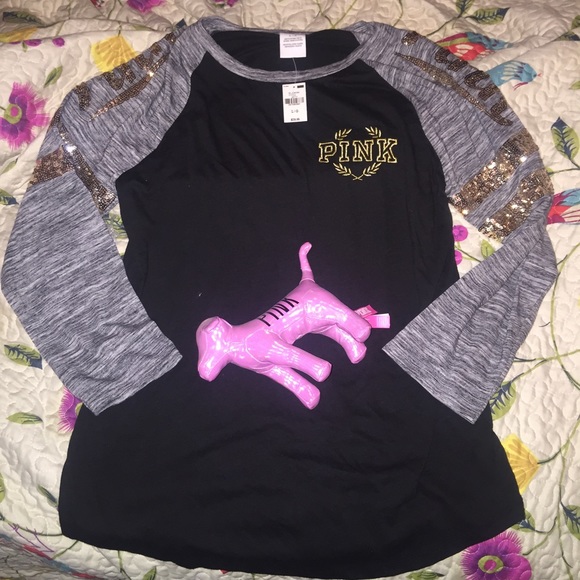 SOLD!!! Pink quarter sleeve shirt
