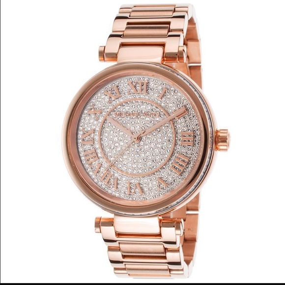 Brand-new rose gold Michael Kors watch crystals main image 4