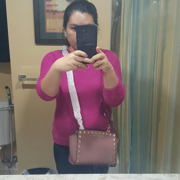SOLD♡♡♡Michael Kors Stud selma -dusty rosegold - Picture 3 of 4
