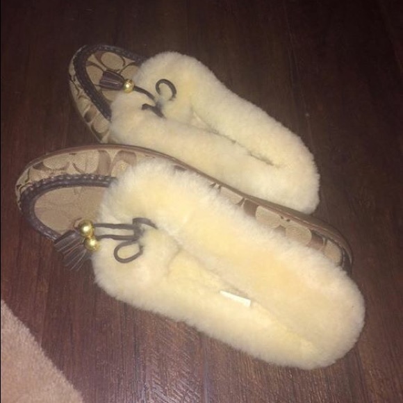 Coach loafer slipper