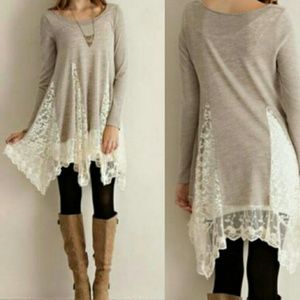 Plus size Make it Yours Lace Tunic