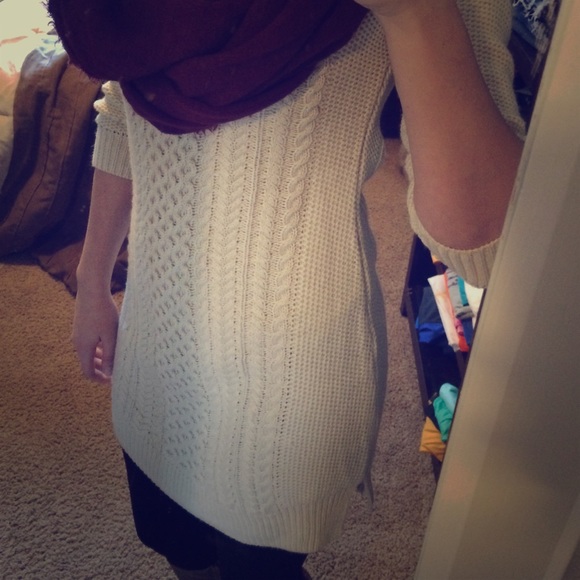 Pink Rose Sweater Dress