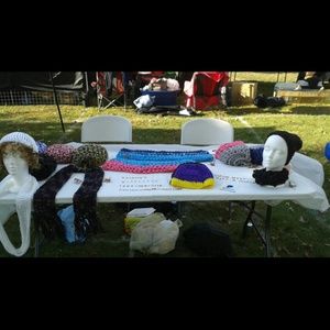Custom made infintiy scarves and hats