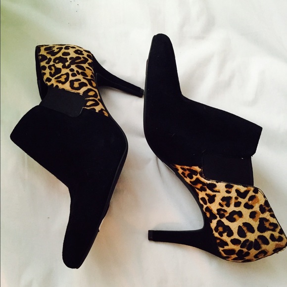 Cole Haan cheetah maxfield shootie