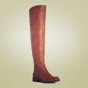 Brown over the knee boot, never worn!