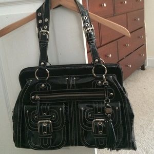 Rafe for Target faux patent leather handbag