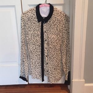 Anthropologie button down blouse