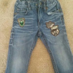 Toddler Patched Jeans