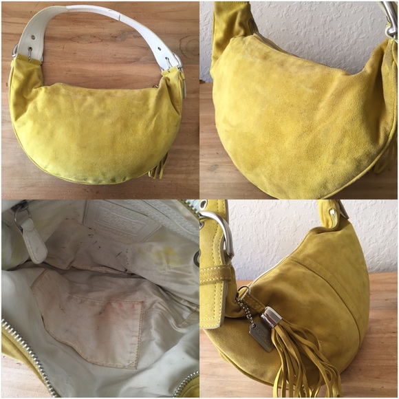 🔴SOLD🔴Coach Soho tassel suede handbag - Picture 2 of 4