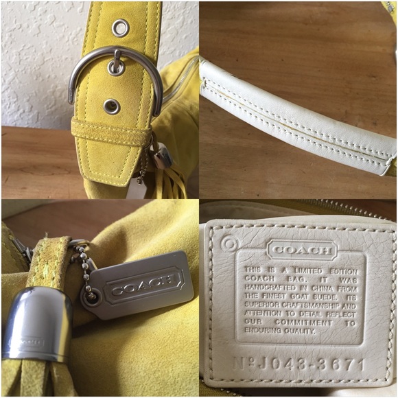 🔴SOLD🔴Coach Soho tassel suede handbag - Picture 3 of 4