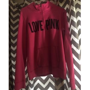 PINK half zip