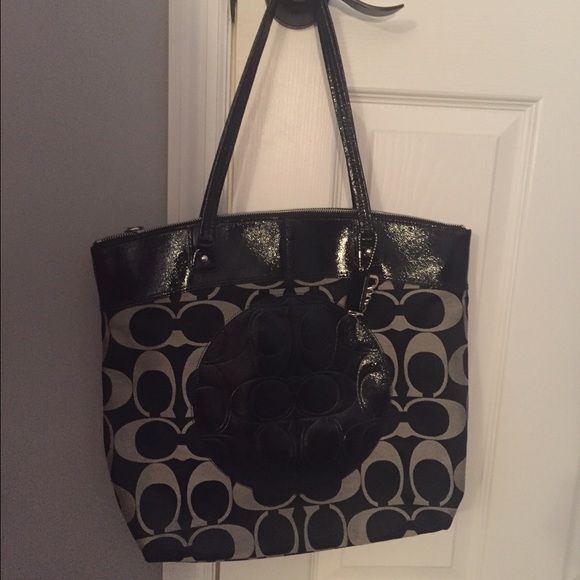 Black Coach Tote