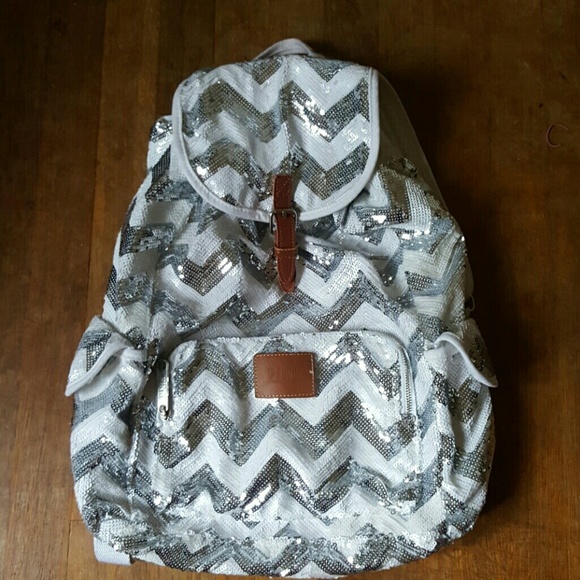 PINK by VS Sequin backpack ??????