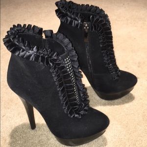 High heel ankle boots
