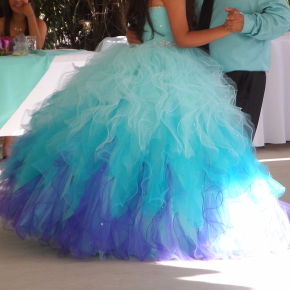 Ombré dress - Picture 2 of 3