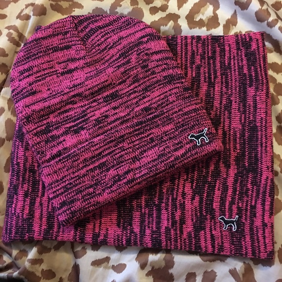 Victoria's Secret PINK Hat and scarf