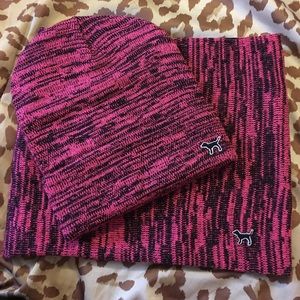 Victoria's Secret PINK Hat and scarf