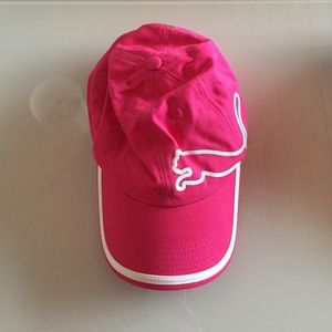 Pink puma hat