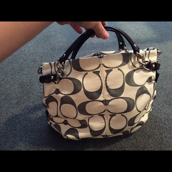 COACH fabric handbag