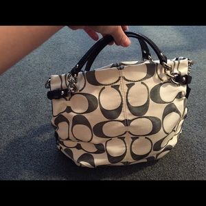 COACH fabric handbag