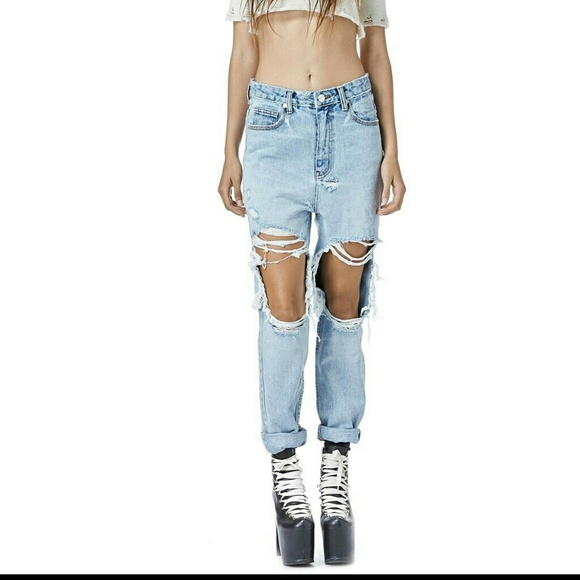 ❌SOLD❌UNIF twerk jeans (cheaper on merc!) - Picture 1 of 4