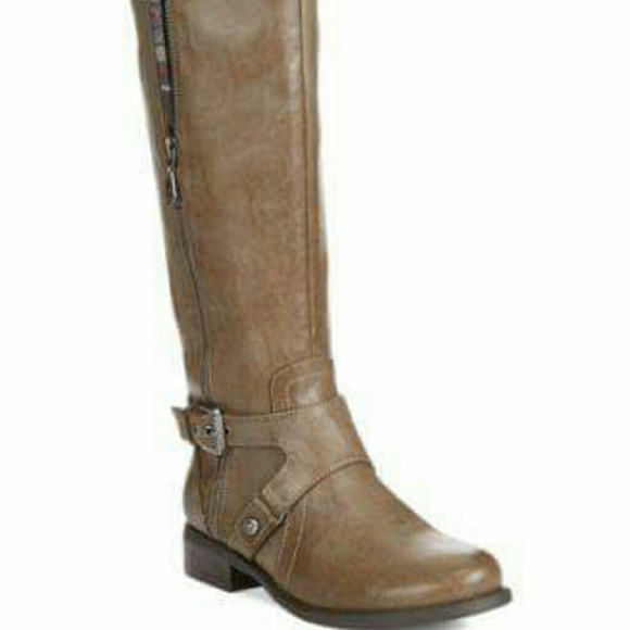 SOLD!! Sz 8 Nordstrom mushroom color riding boots!