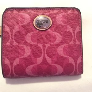 Coach Hot Pink Wallet