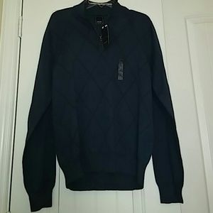 NWT half zip arrow brand mens sweater