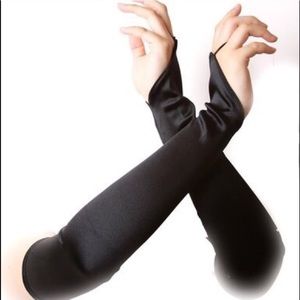 BN Satin Mittens for Dancing Wedding banquet