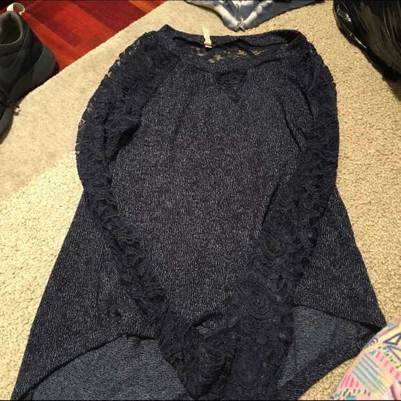 Free people lace sweater