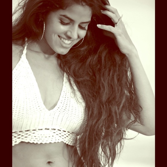 Crochet halter